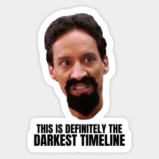 Evil Abed from Community Sticker